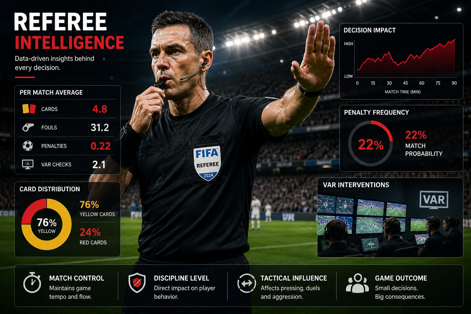 Referee Intelligence football data analysis